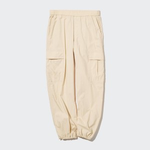 Pantalon Uniqlo Easy Cargo Femme Beige | 1764-PNXVD