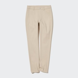 Pantalon Uniqlo Ultra Stretch Leggings Femme Beige | 1826-MXUOQ