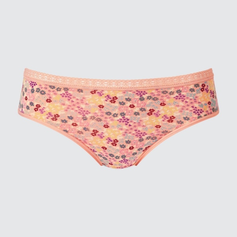 Slips Uniqlo Mid-Rise Femme Rose | 5023-OYKRJ